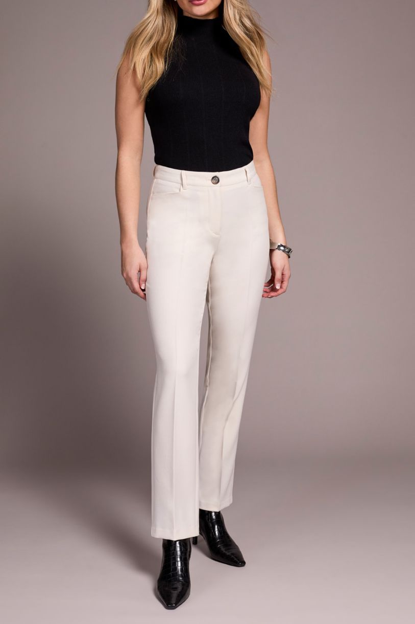 PANTALON ÉTROIT COMPLET-EMENT VANILLE