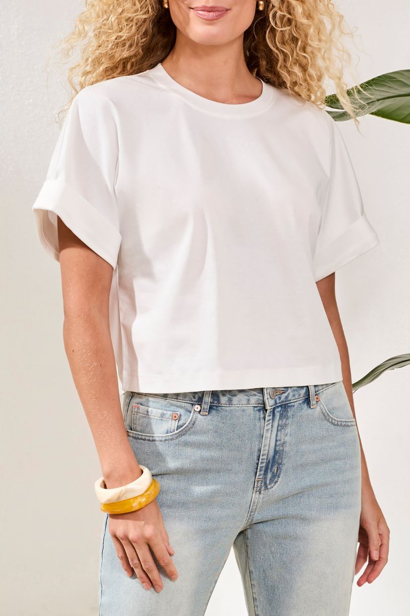 T-SHIRT MERCERISÉ FORFAIT DÉTENTE