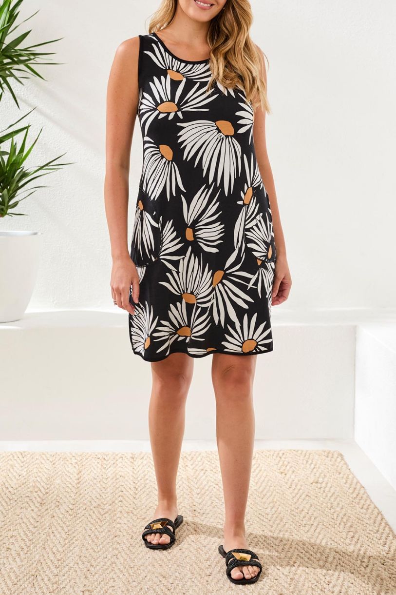 ROBE COURTE RÉVERSIBLE LES MARGUERITES