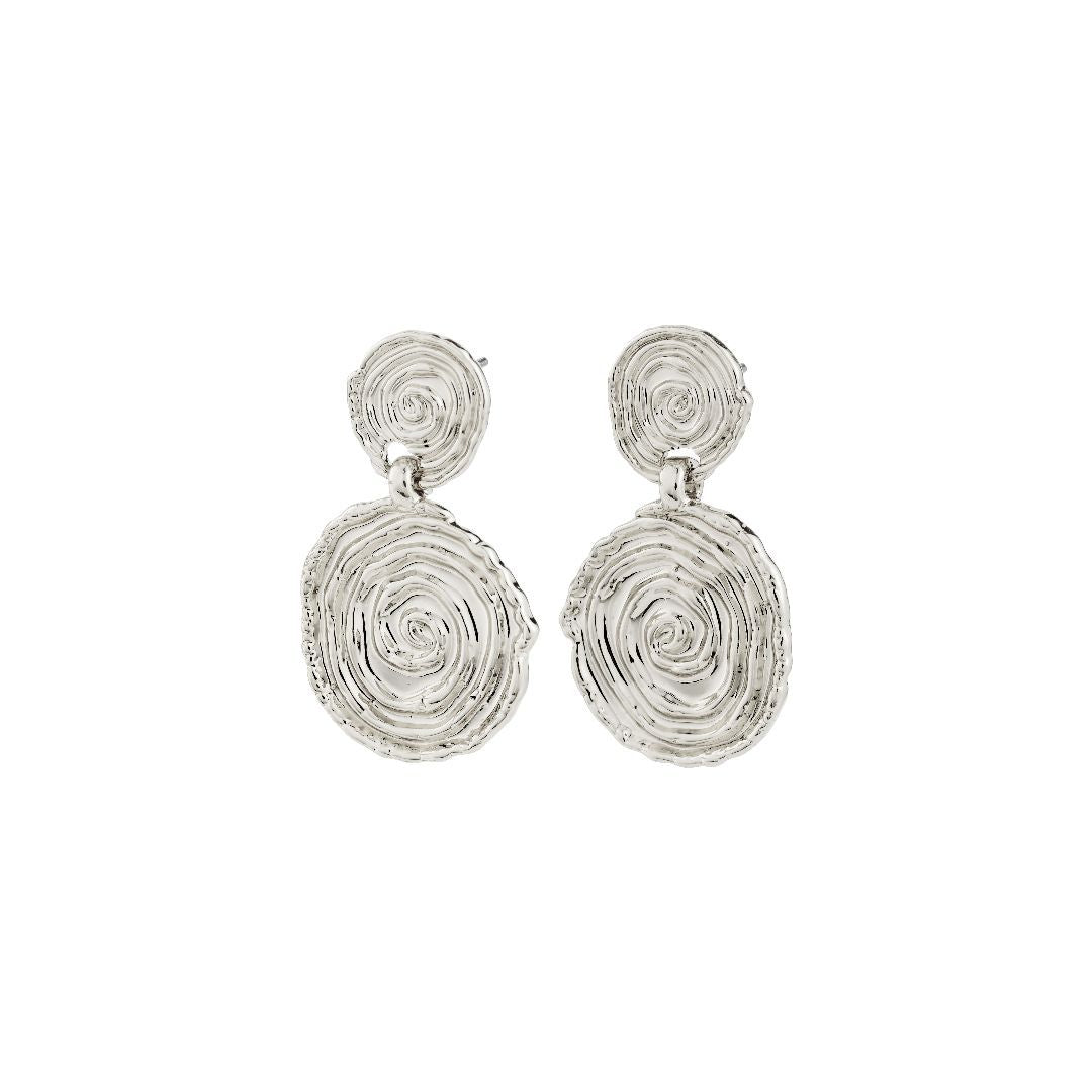 BOUCLES D'OREILLES AIR PENDENTIF SPIRALE