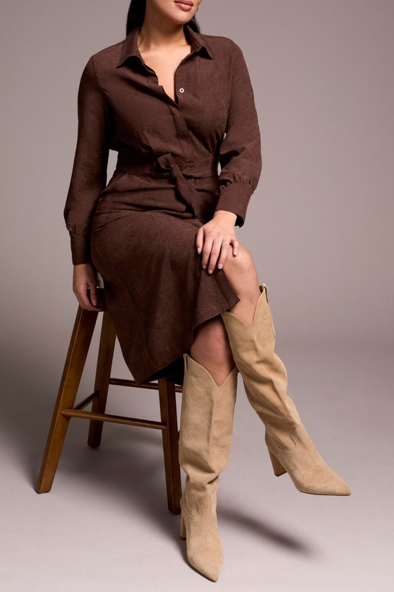 ROBE-CHEMISIER WESTERN CHIC