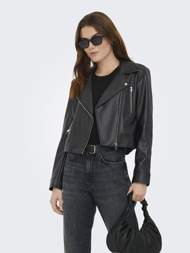 JACKET BIKER CARMEN FAUX CUIR