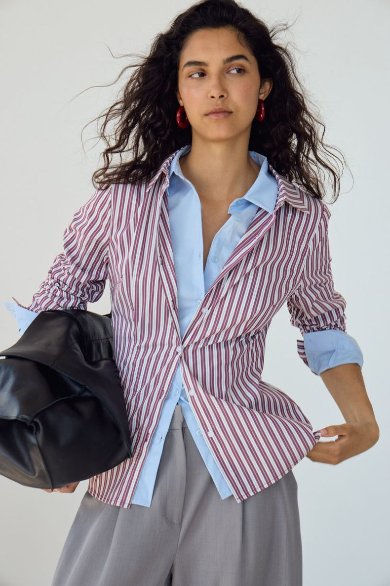 ICHI CHEMISIER IHDIMA STRIPE