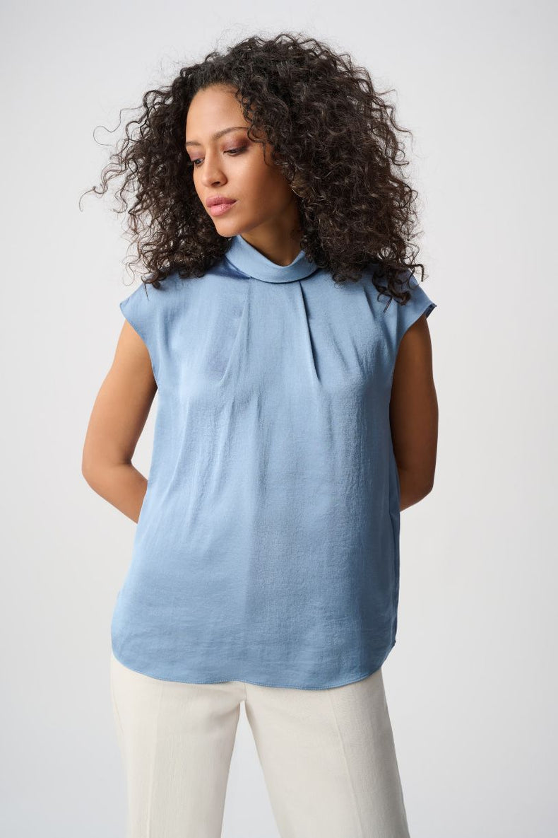 JOSEPH RIBKOFF TOP SATIN RECYCLÉ