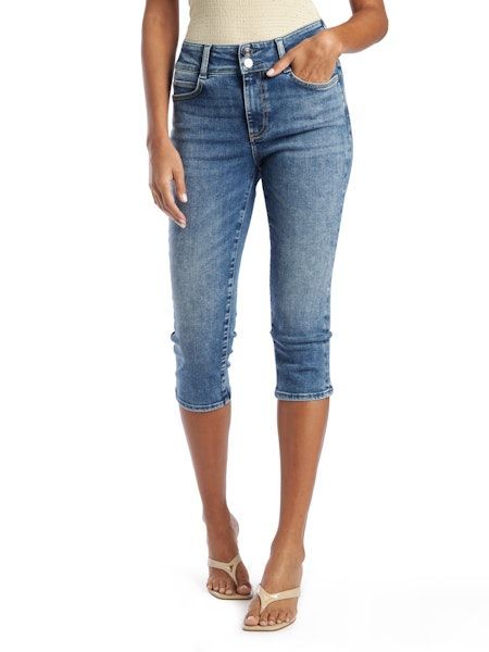 JEANS CAPRI GUESS LILY DRIFTWOOD BLUE