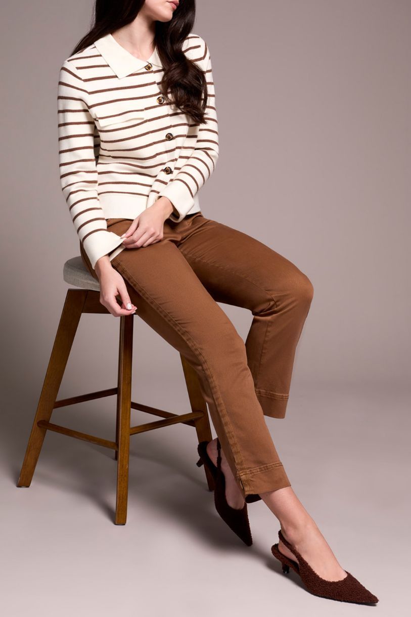 PANTALON ÉTROIT BUTTERSCOTCH