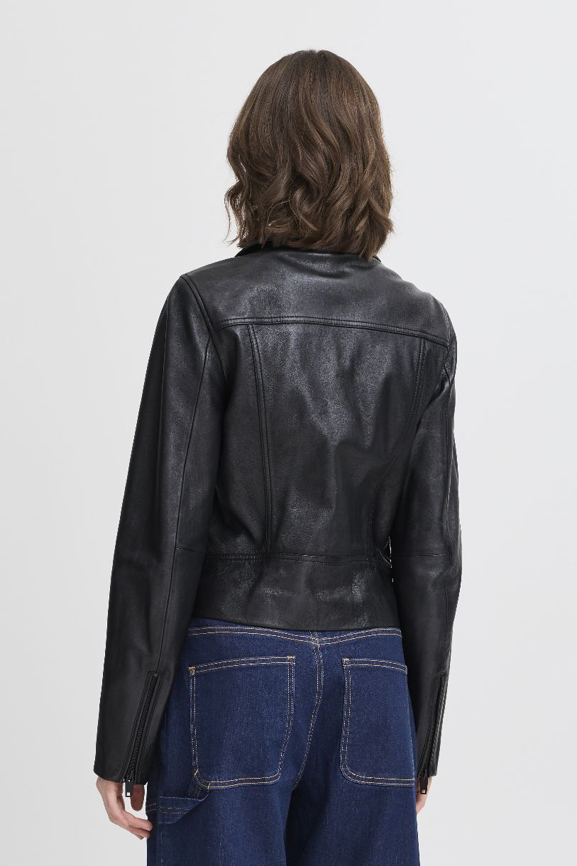 JACKET DE CUIR VÉRITABLE RAVA