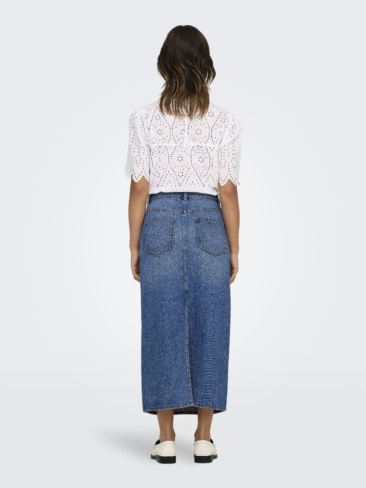 JUPE DE JEANS ONLY LUMI MIDI