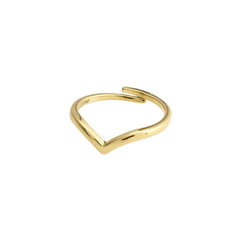 BAGUE RECYCLÉE EN «V» LULU