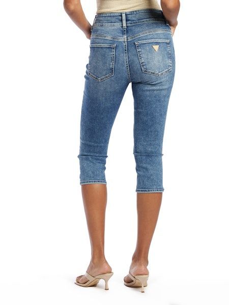 JEANS CAPRI GUESS LILY DRIFTWOOD BLUE