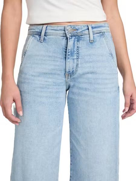 JEANS GUESS LARGE CROP ZOYA LAGOON LIGHT