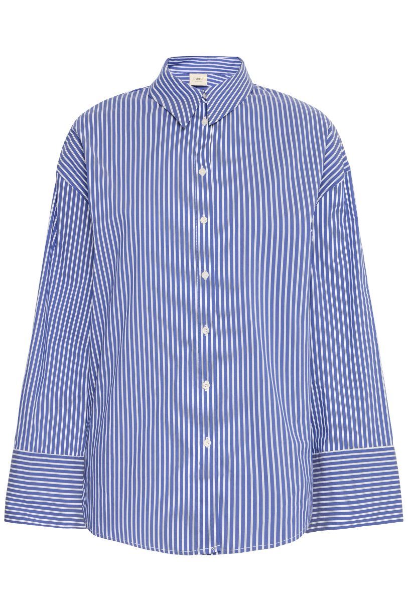 CHEMISIER À RAYURE FINA