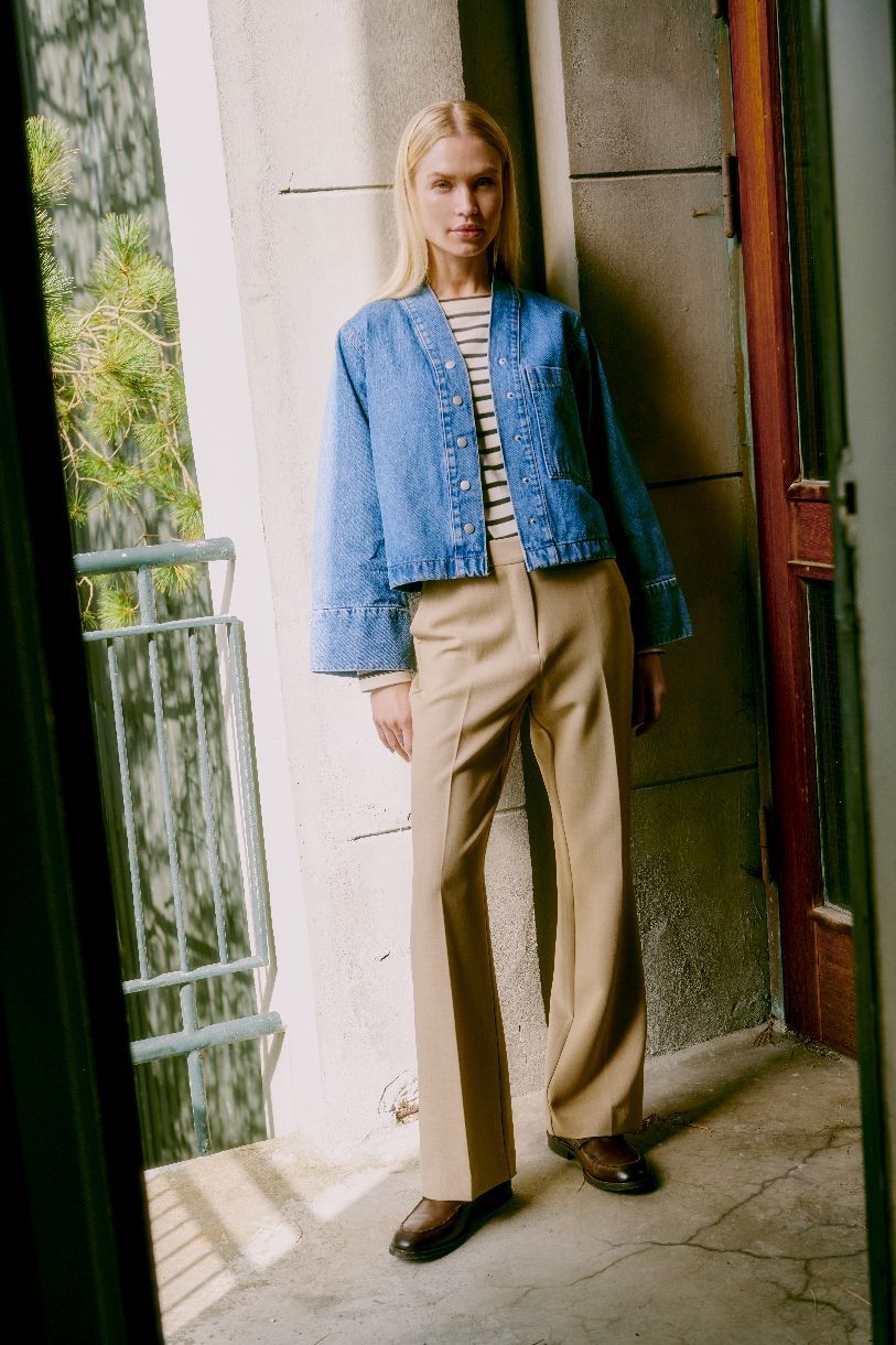 JACKET DE JEANS KACILA TOMBER À PLAT