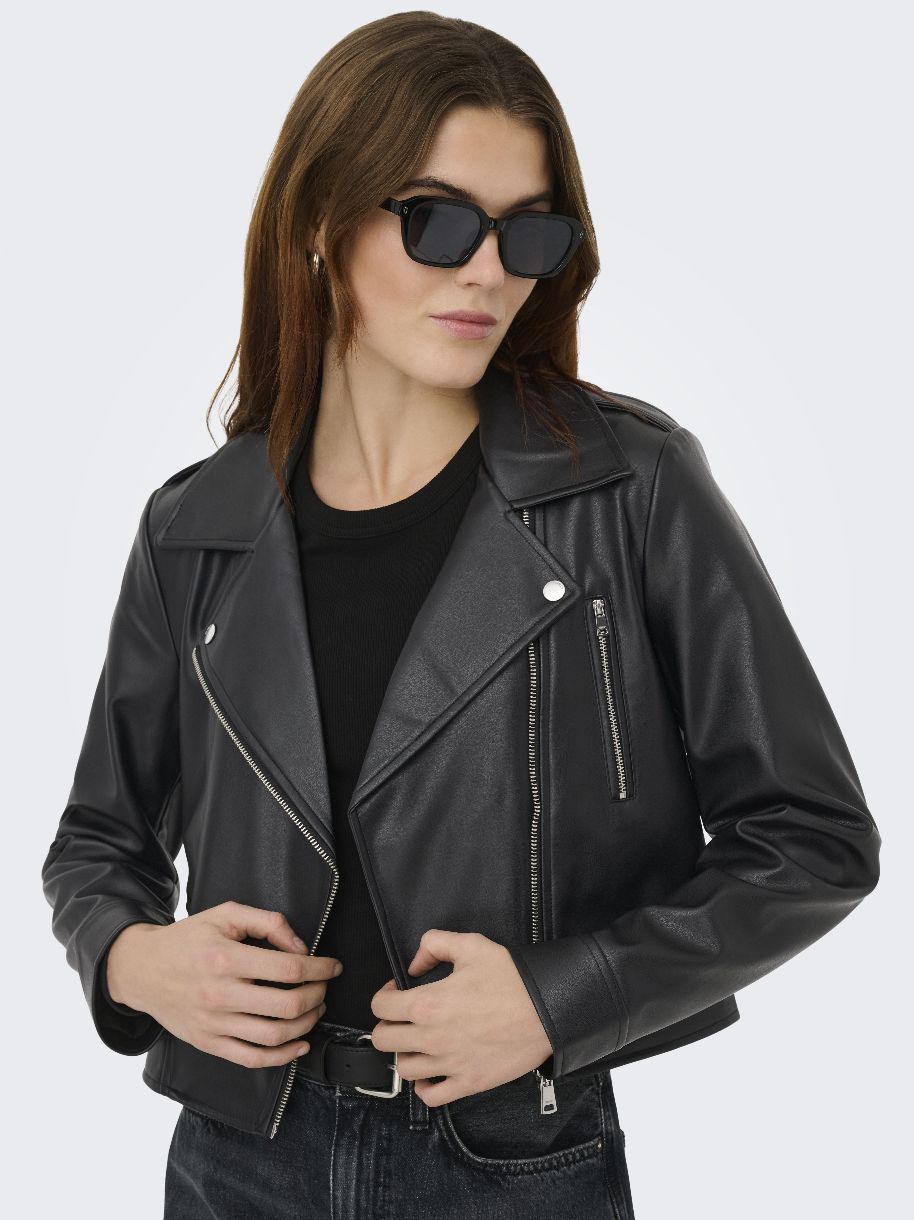 JACKET BIKER CARMEN FAUX CUIR