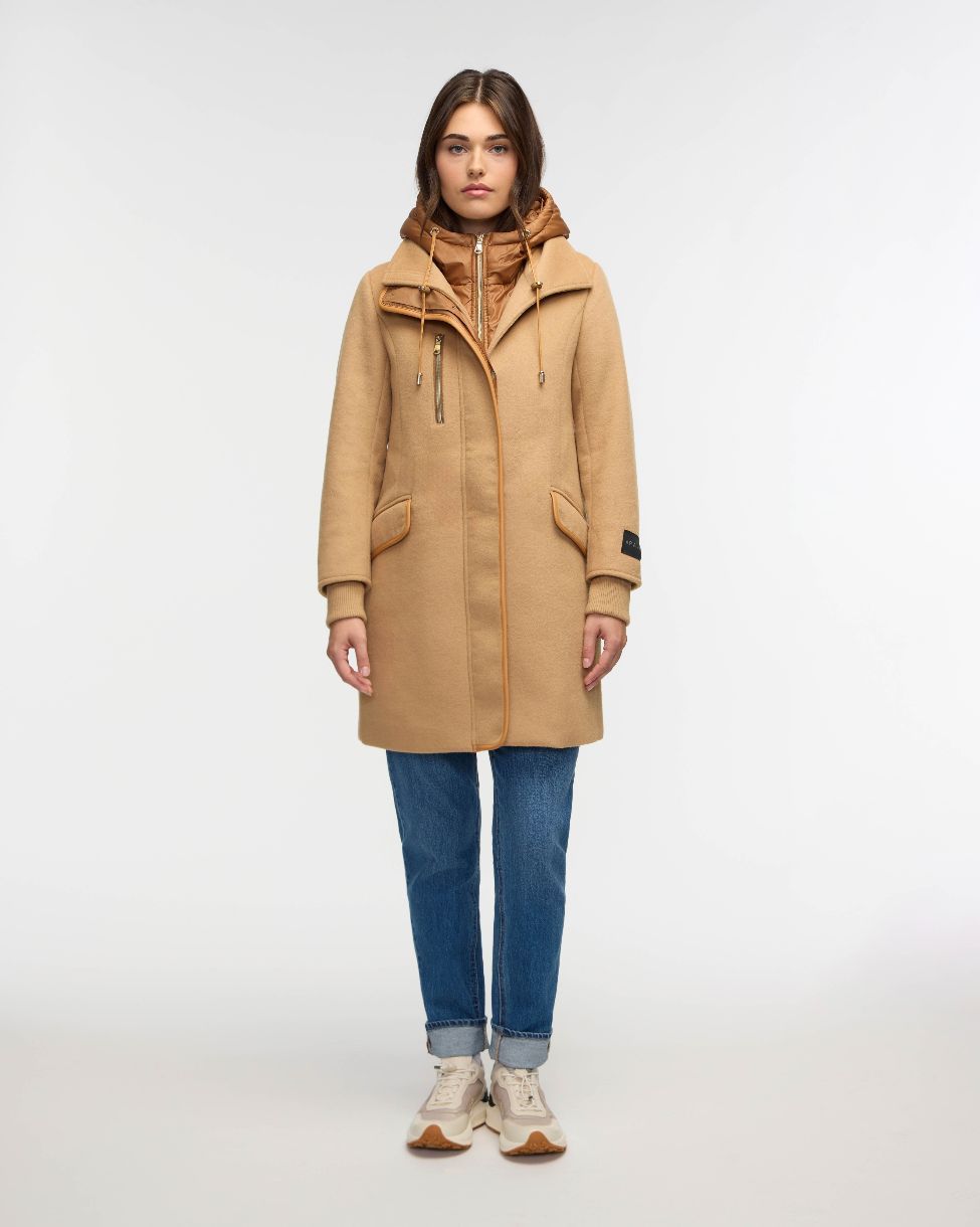 MANTEAU EN LAINAGE PAJAR CELESTE