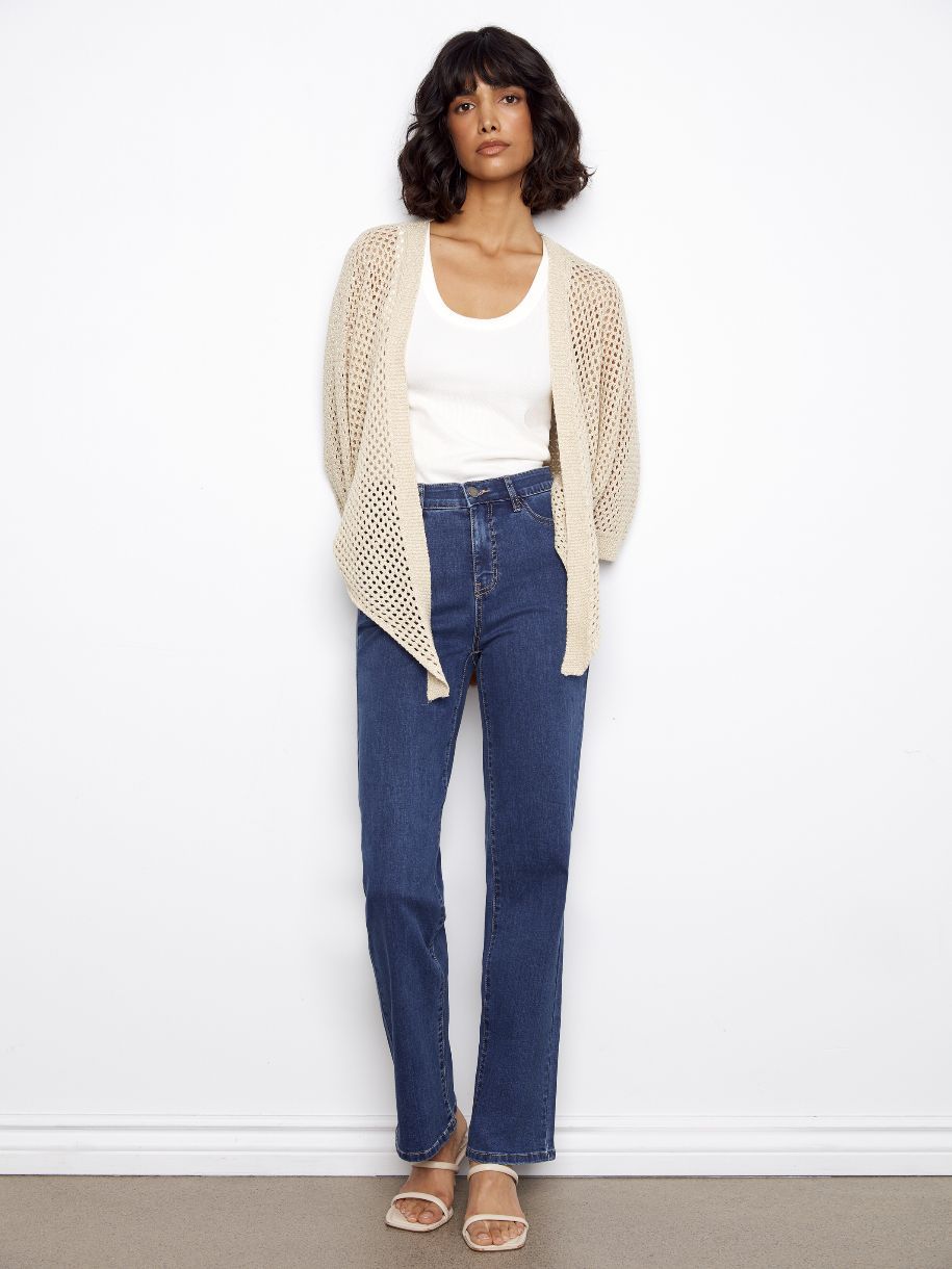 CARDIGAN SE PRENDRE DANS SON FILET