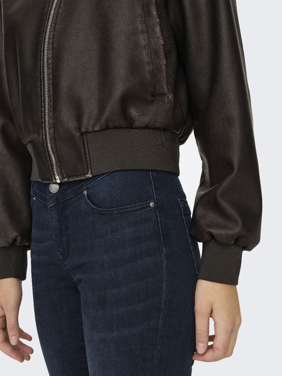 JACKET BOMBER JANE FAUX CUIR