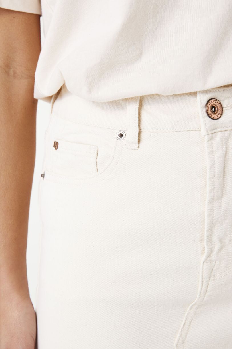 JUPE DE JEANS MIDI CELIA