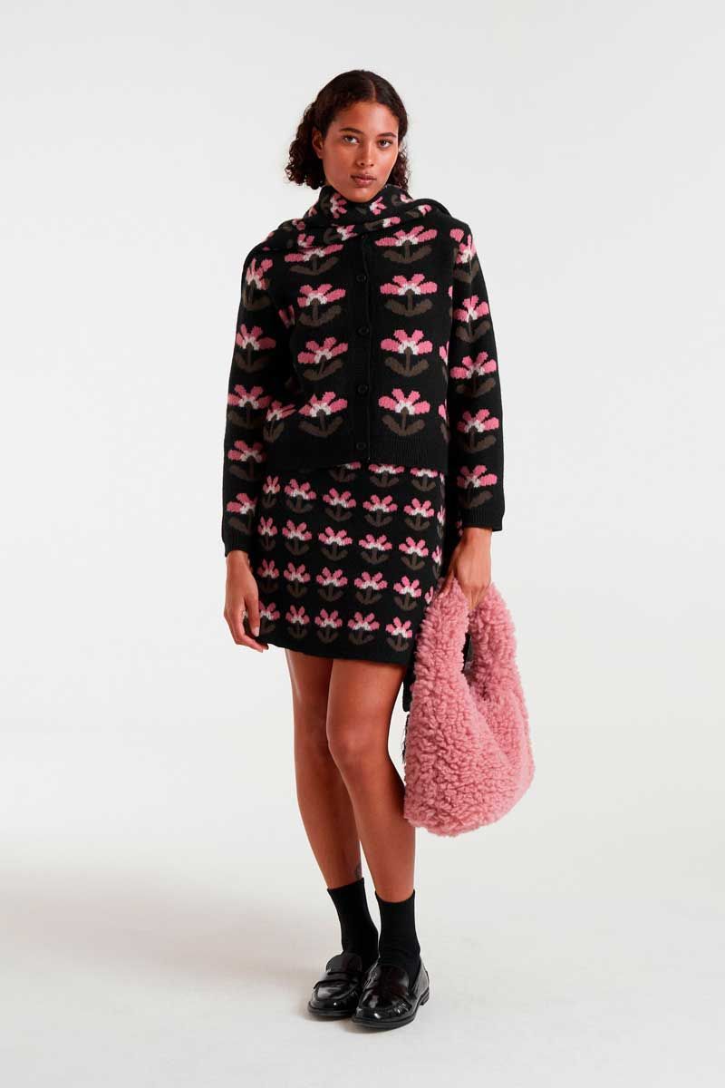 JUPE COURTE BABOUSHKA DANS LES FLEURS