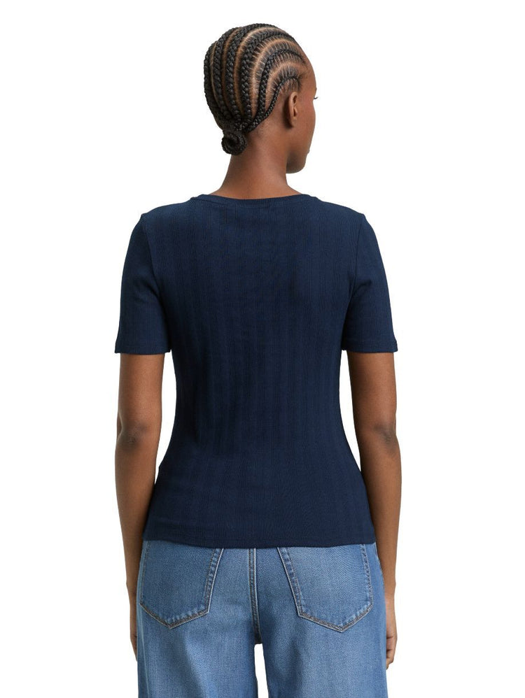 T-SHIRT MON COEUR EN POINTELLE