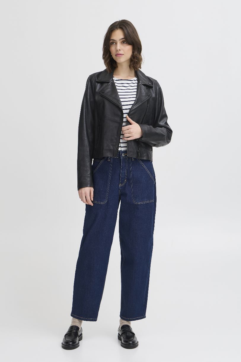 JACKET DE CUIR VÉRITABLE RAVA