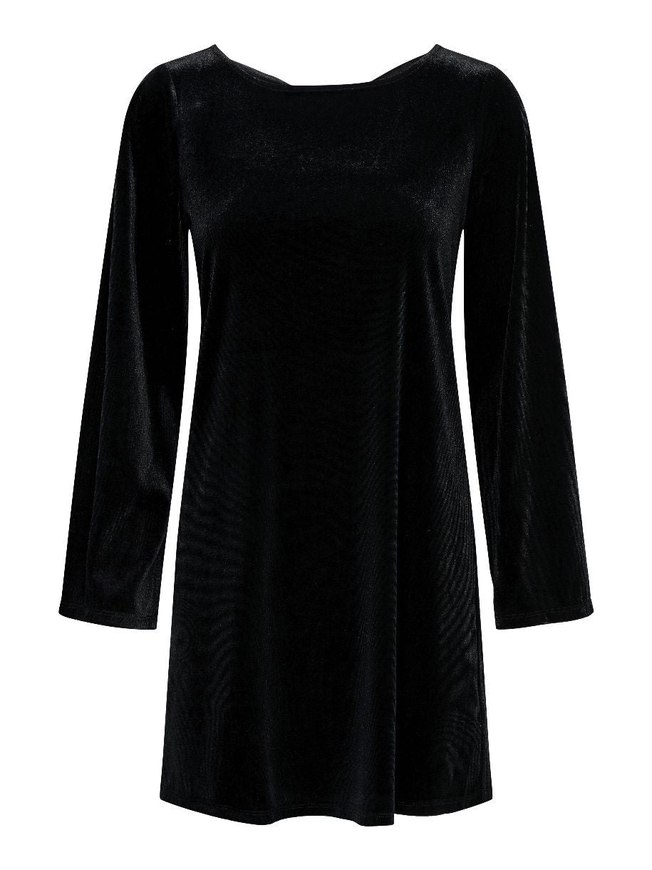 ROBE BOUCLE SUR FOND DE VELOURS