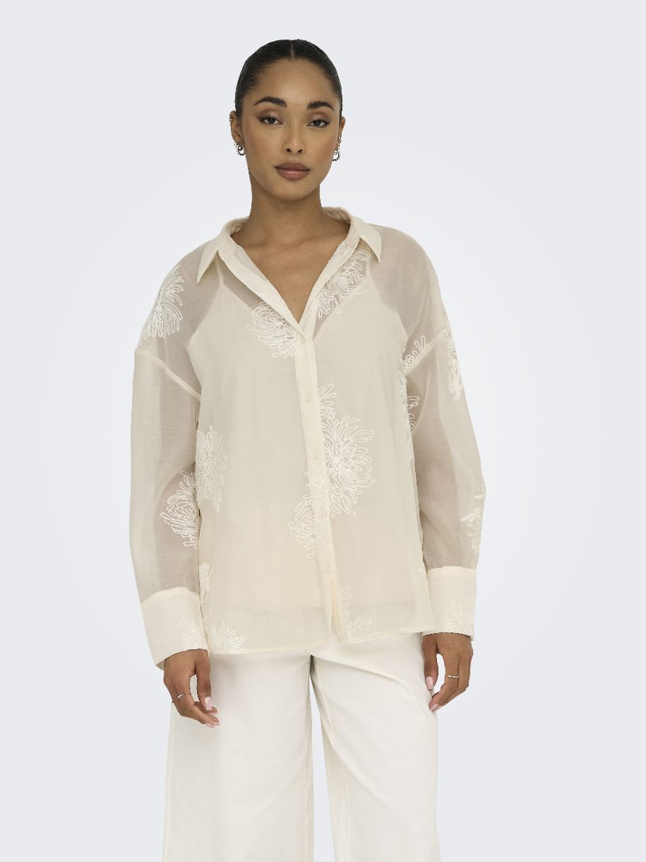 CHEMISIER OREGON LE VOILE ET SES FLEURS