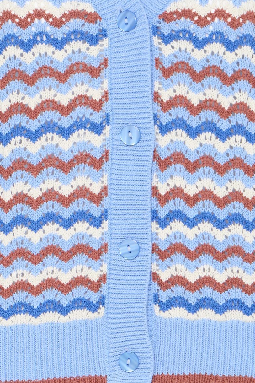 CARDIGAN NERO POINTELLE L'ACCENT FRANÇAIS