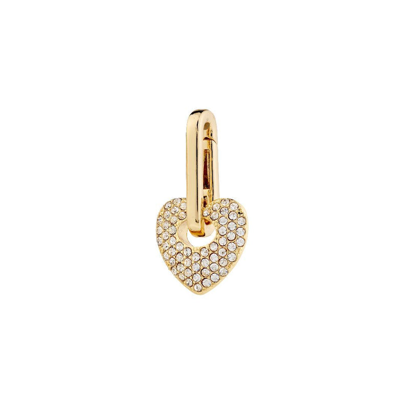 BRELOQUE PENDENTIF COEUR CRISTAL