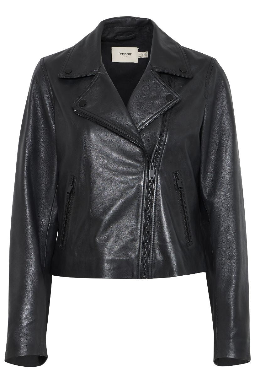 JACKET DE CUIR VÉRITABLE RAVA