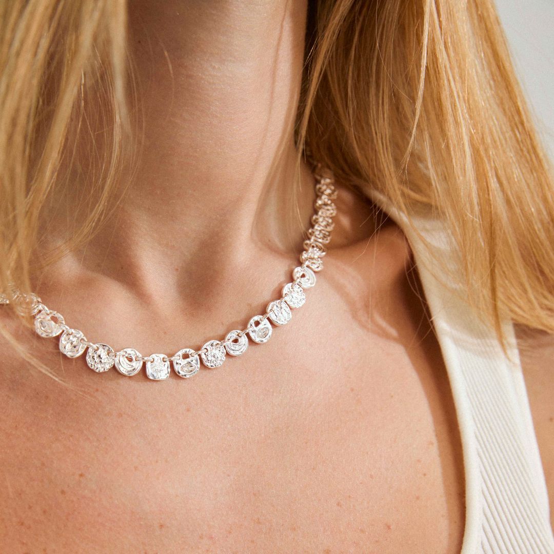 COLLIER FIRE PIÈCES ET CRISTAUX