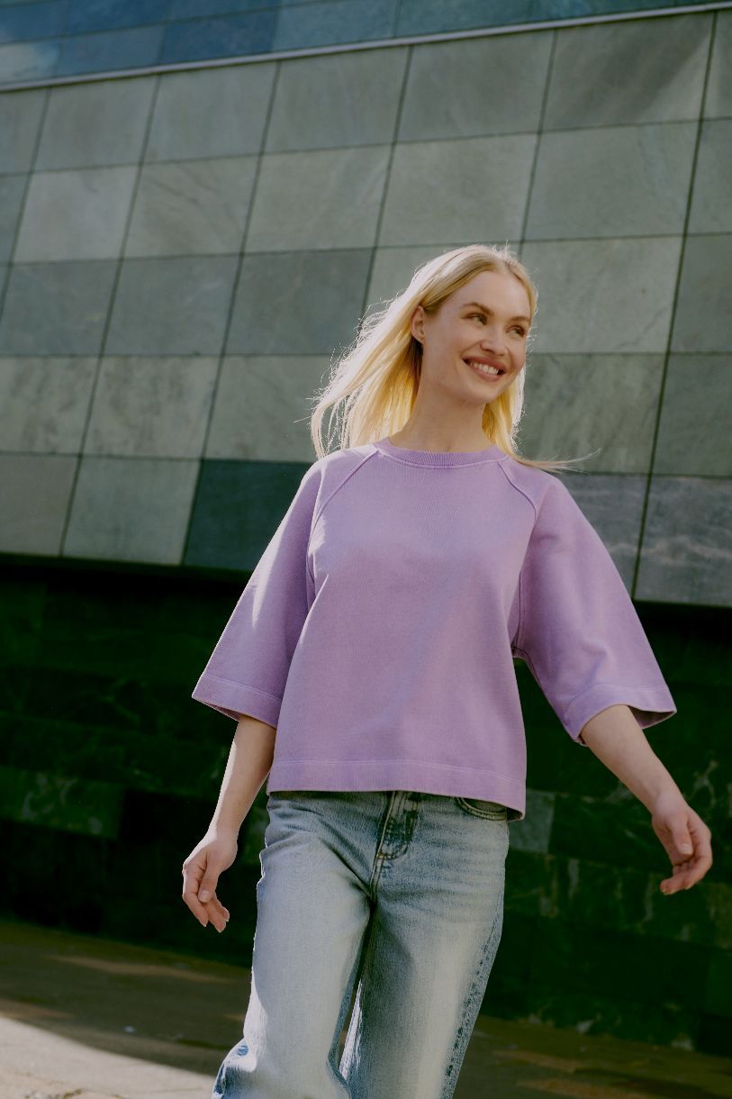 CHANDAIL EN COTON OUATÉ VINTAGE RASMA