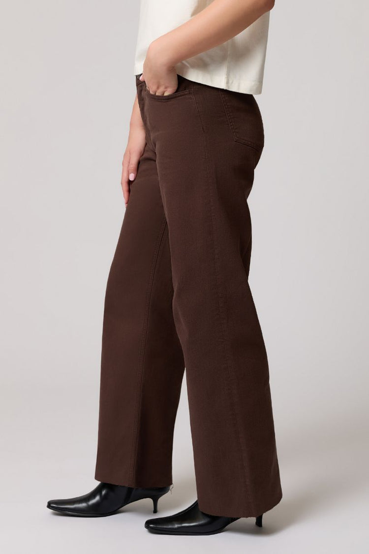 MAVI JEANS PALOMA MID RISE DEEP BROWN