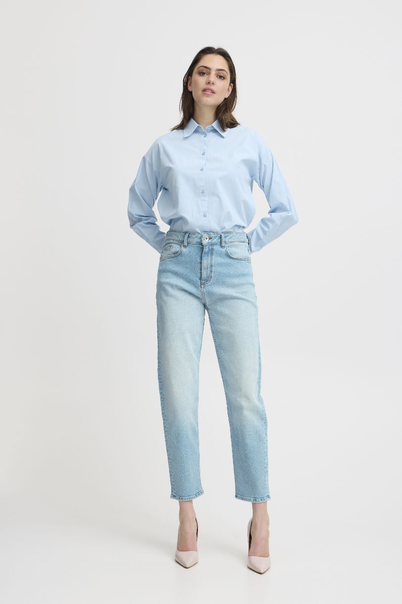 JEANS CROP BOYFRIEND LOETTA