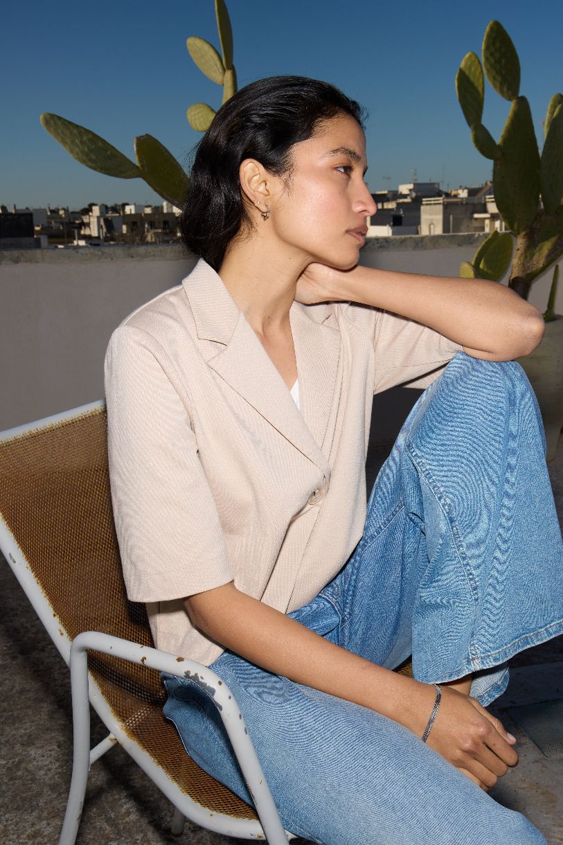 VESTON CROP ICHI KATE