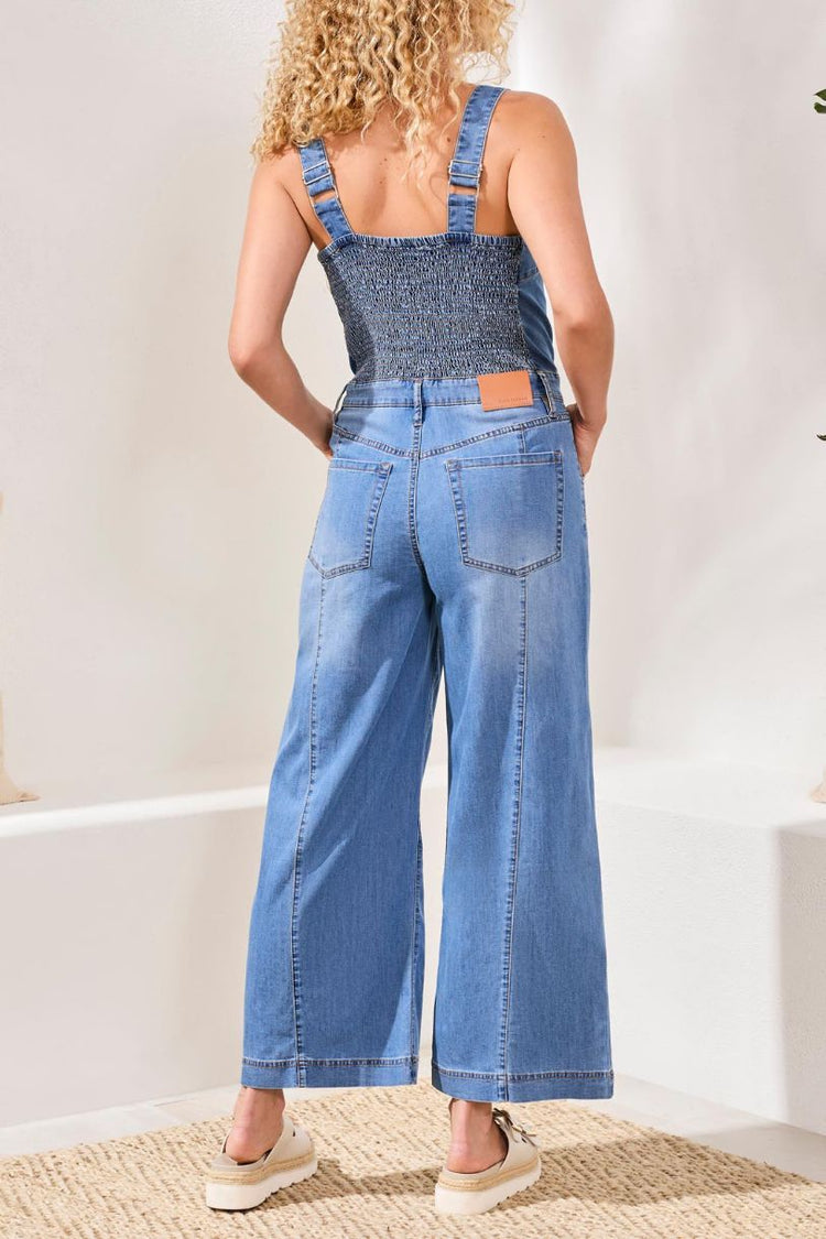 JUMPSUIT EN JEANS TRIBAL FÉMINIE & SEXY
