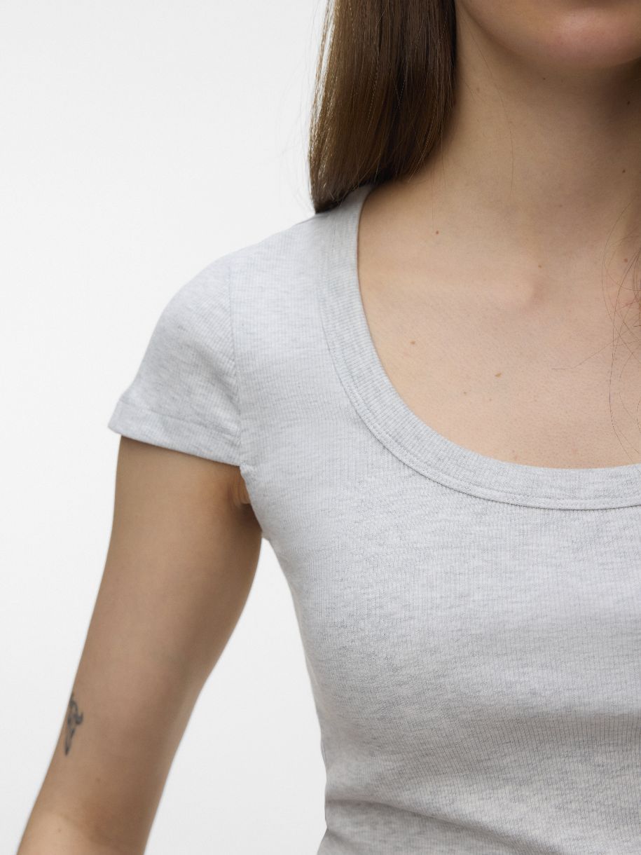 T-SHIRT CÔTELÉ CHLOÉ