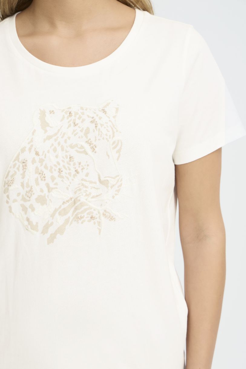 T-SHIRT EVANI LA FORCE DU LÉOPARD