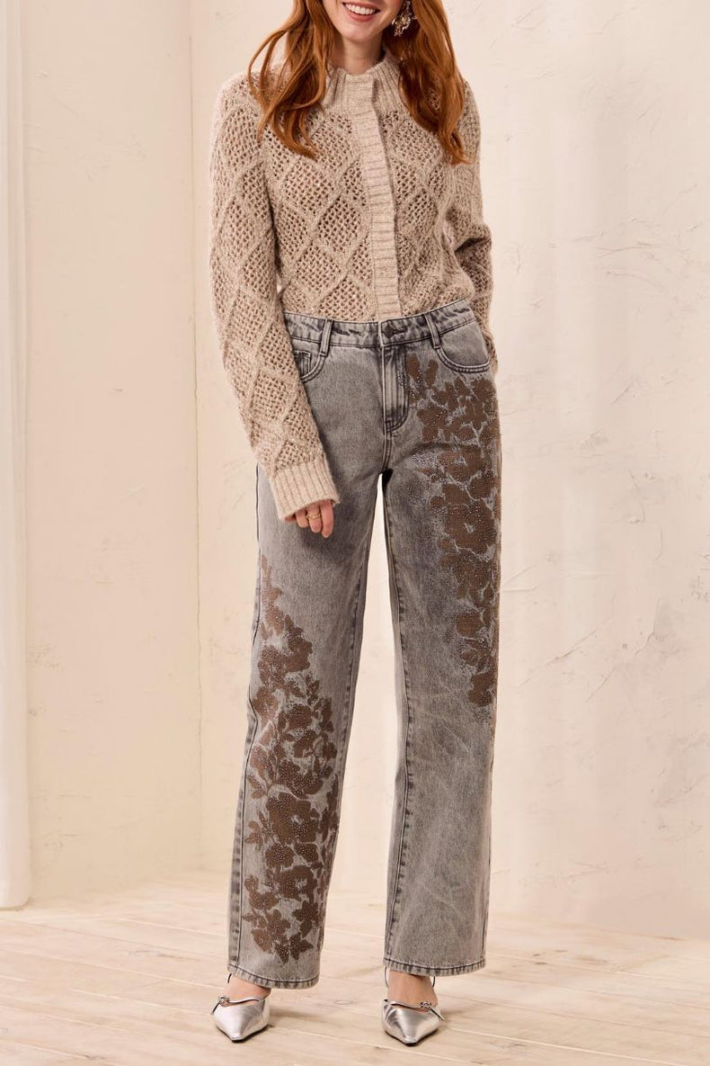 TRIBAL JEANS BROOKE EMBELLISHED