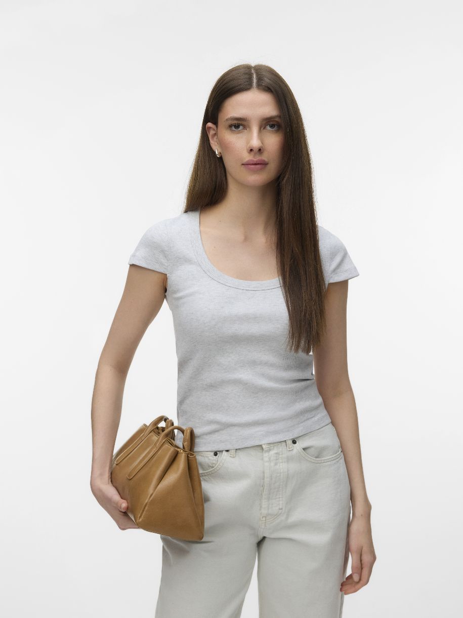 T-SHIRT CÔTELÉ CHLOÉ