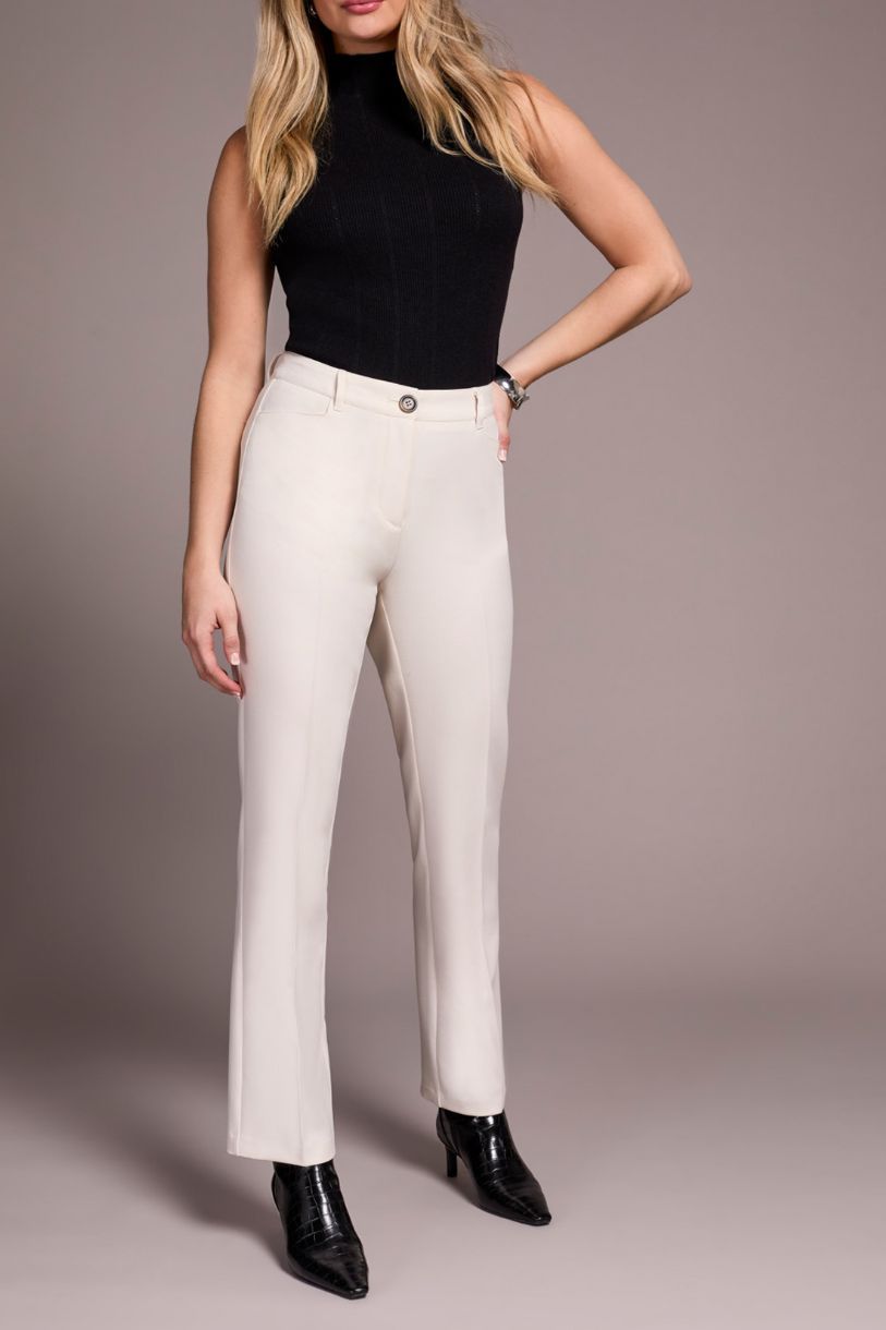 PANTALON ÉTROIT COMPLET-EMENT VANILLE