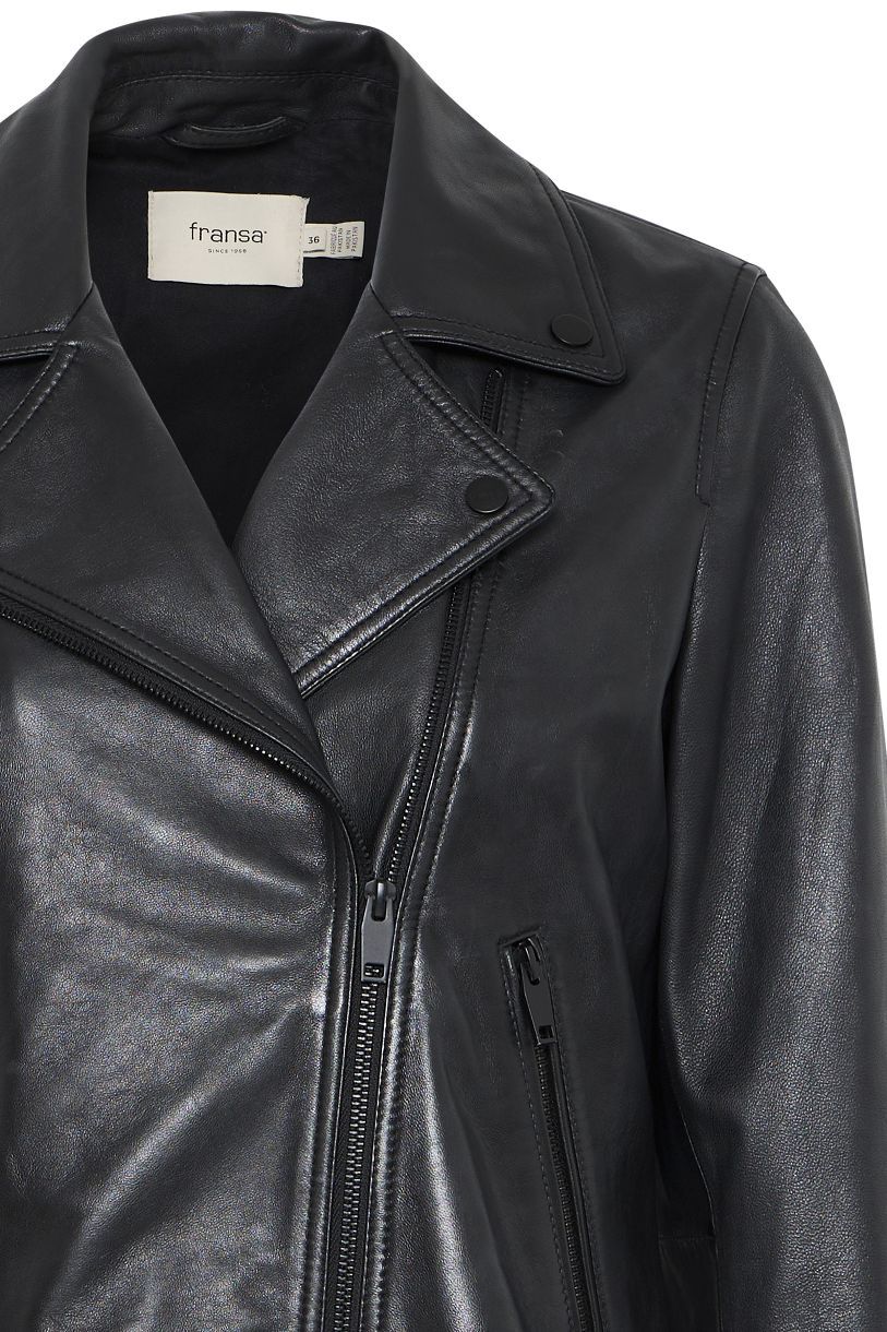 JACKET DE CUIR VÉRITABLE RAVA