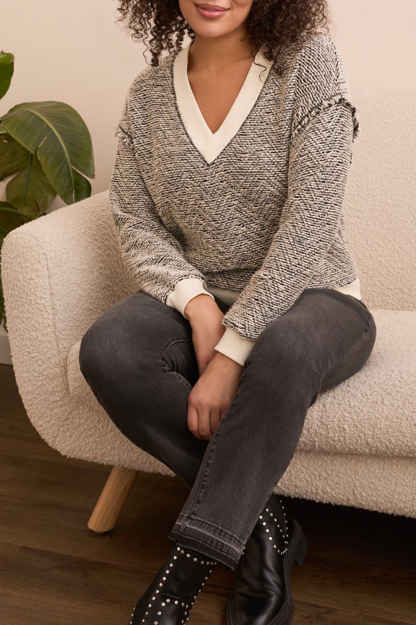 PULL TOUT À L'ENVERS