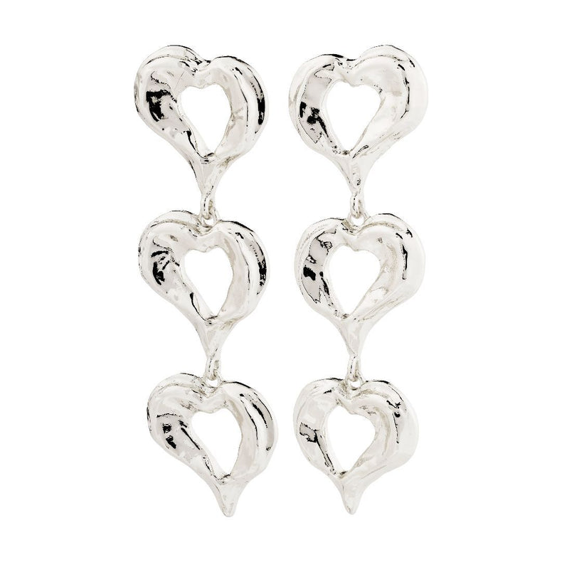 TIDE BOUCLES D'OREILLES COEUR LONGUES