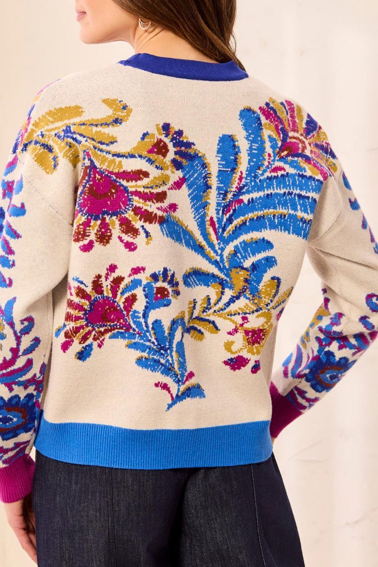 TRIBAL CARDIGAN DEUX FAÇONS