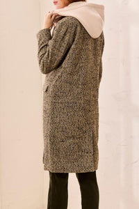 TRIBAL MANTEAU FOOLER-SADDLEBROWN