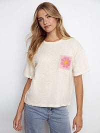 T-SHIRT UN CROCHET EN FLEUR