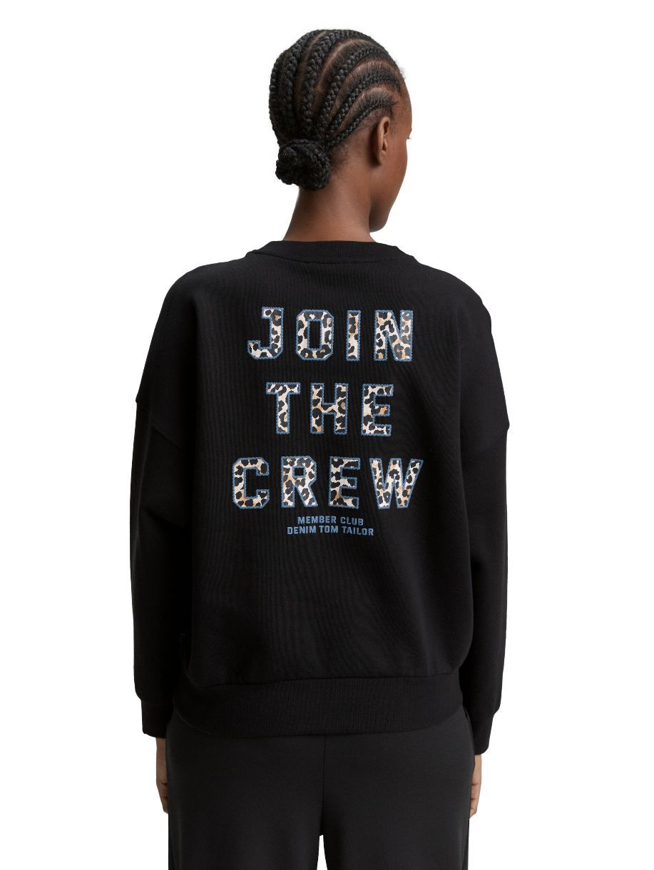 CHANDAIL EN COTON OUATÉ JOIN THE CREW