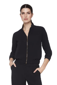 BOMBER UP SOLID VEGAN SILK