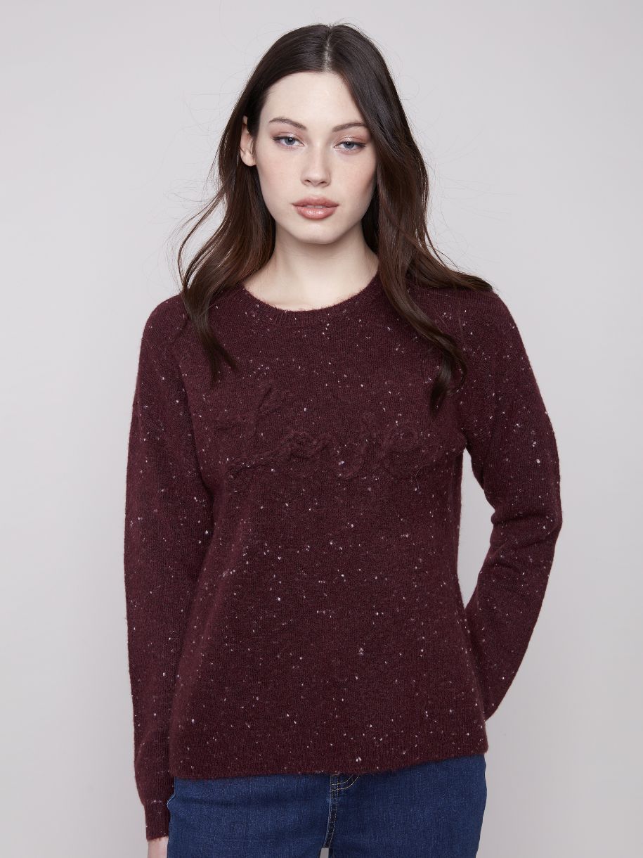 PULL LOVE ET CONFETTIS